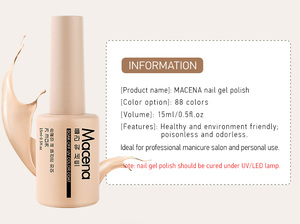 Macena 88 couleurs/ensemble ongles acryliques Salon Gel vernis UV Led ongles - Product Image 3