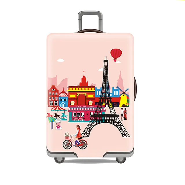 luggage protective covers Elastic Thick Travel Suitcase Spandex Luggage Cover Thick and Stretchy Luggage Cover