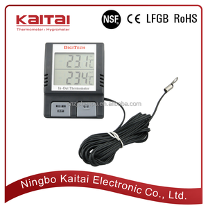 LCD digital de temperatura ambiente <span class=keywords><strong>del</strong></span> hogar de interior al <span class=keywords><strong>aire</strong></span> libre termómetro higrómetro habitación - Product Image 1
