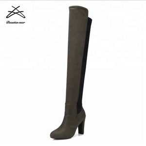 Le ultime scarpe da <span class=keywords><strong>donna</strong></span> di Design fantasia tacchi a blocchi Stock <span class=keywords><strong>stivali</strong></span> invernali a <span class=keywords><strong>basso</strong></span> prezzo da <span class=keywords><strong>donna</strong></span> - Product Image 4