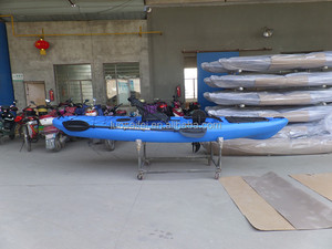 2018 China OEM mar al por mayor solo pedal pescador pesca kayak sit on top con marco de aluminio asiento y kayak Accesorios - Product Image 5
