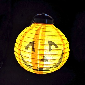 โคมไฟกระดาษฟักทองโคมไฟ LED กะพริบสำหรับงานปาร์ตี้ฮาโลวีน - Product Image 5