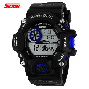 2015 comprar relojes <span class=keywords><strong>en</strong></span> línea ee. uu. estilo fresco big face 5 atm Cronógrafo reloj de plástico - Product Image 2