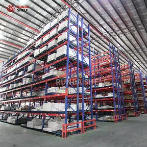 Sistema di magazzino heavy duty cremagliera scaffalature magazzino pneumatico di immagazzinaggio barra di supporto per pallet cremagliera