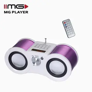 MG Портативный AM, FM радио с мини-динамик поддержка USB SD M-066R может выбрать песни высокое качество