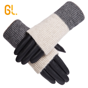 GL59 <span class=keywords><strong>guanti</strong></span> moda donna inverno <span class=keywords><strong>guanti</strong></span> lunghi in pelle <span class=keywords><strong>con</strong></span> dito Touchscreen - Product Image 3