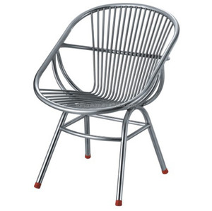 Sillón <span class=keywords><strong>de</strong></span> metal <span class=keywords><strong>de</strong></span> acero inoxidable - Product Image 3