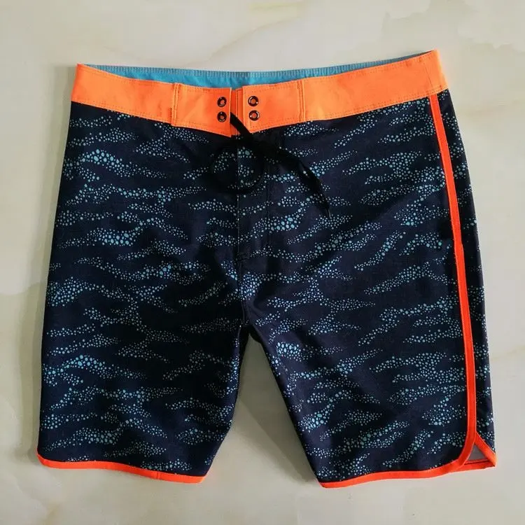 Pantalones cortos de playa para hombre, Shorts de moda 100% poliéster, impermeable, talla americana