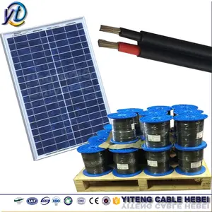 Single/Twin Core Vertinde koperen geleider solar AC DC kabel zonne-energie kabel