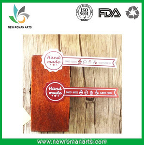 "HAND MADE" always Fresh Kraft Paper Baking Sealing Sticker/vintage DIY Gifts <strong>Posted</strong>/bake Package <strong>Label</strong> - Product Image 3