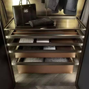 Modern Design Bedroom Furniture <strong>Flat</strong> <strong>Pack</strong> Open Door Walk in <strong>Wardrobe</strong> - Product Image 3