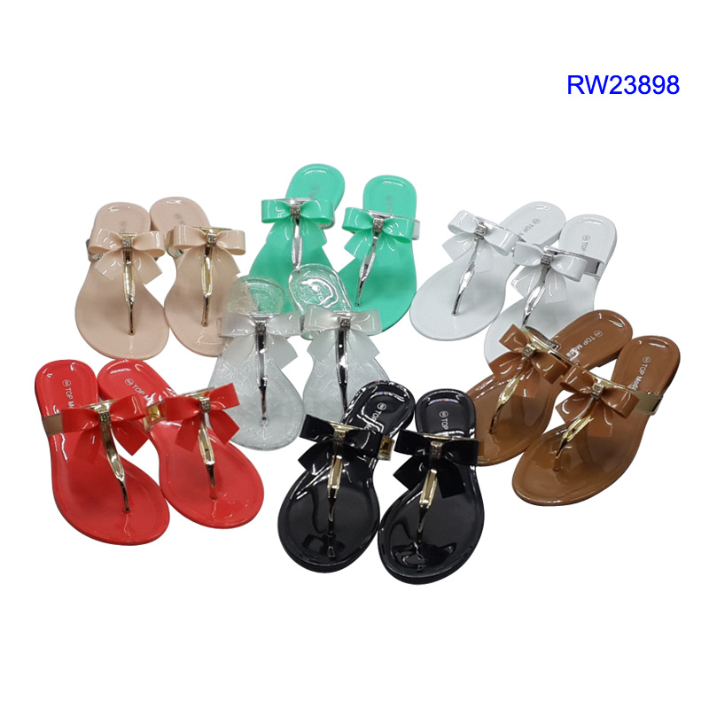 Amazon Rhinestone Bow Flip Flops Flat Fancy Diamond Sandals New