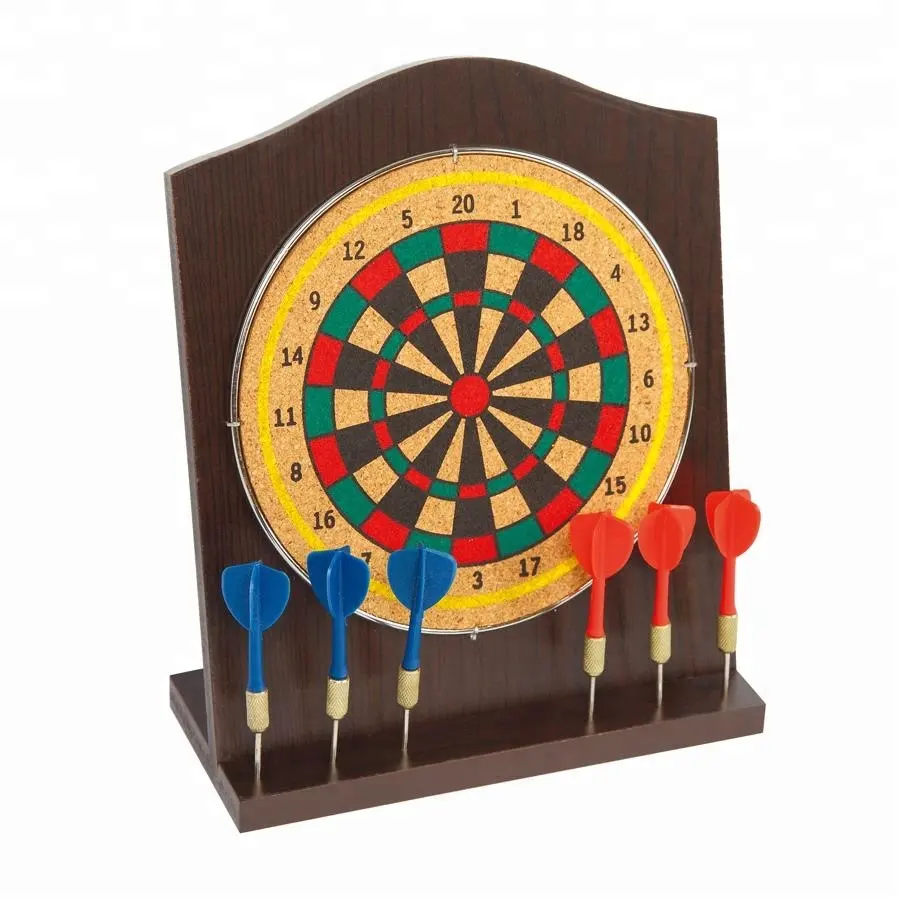 Cork Gỗ Mềm Dartboard Máy Tính Để Bàn Dartboard Mini Dart Trò Chơi Cho Người Lớn