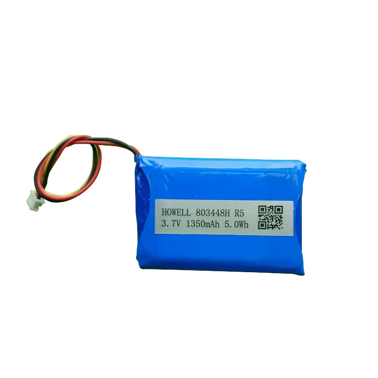 3.7 v 1350mah li-ion bateria recarregável 803448 3.6v 1350mah bateria de lítio