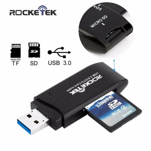 Petit en taille facile manipulés 2 slots lecteur de carte écrivain pour SD TF - Product Image 1