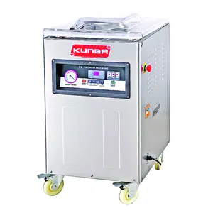 Máquina de embalagem a vácuo automática dz500/2e, para seladora de alimentos