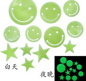 Estrellas y Lunas Brillantes/Pegatinas de Pared Removibles que Brillan en la Oscuridad para Decoración de Habitaciones de Bebés, Regalos Románticos Aptos para Todas las Festividades - Product Image 4