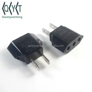 9618-1 Electrical Plugs Sockets Round Pins To Flat CN To Italy Adaptor Plug