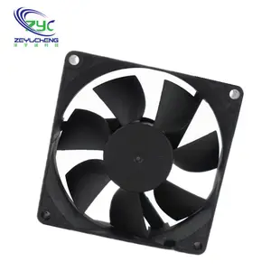 24v hava akış fırçasız rulman soğutma fanı ile 80x80x20mm