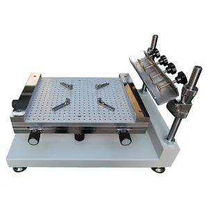 cheap manual solder paste smt stencil printer suit for 370*470mm stencil