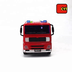 <span class=keywords><strong>Camion</strong></span> <span class=keywords><strong>de</strong></span> pompiers à friction pour enfants, modèle 1:20, <span class=keywords><strong>jouet</strong></span> <span class=keywords><strong>de</strong></span> voiture à inertie avec lumières - Product Image 3