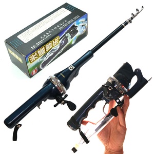 Guangwei Collapsible Telescopic Fishing <strong>Rod</strong> Spinning Fiberglass Folding Fishing <strong>Rod</strong> With Reel Combo Set