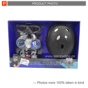 ชุดตำรวจ EPT พร้อมกุญแจมือ เสื้อสูท <span class=keywords><strong>แว่น</strong></span>ตา หมวก ปืนพก ชุดเด็ก SWAT ชุดทหาร ปืนพลาสติก ของเล่นบทบาทสมมติตำรวจทหาร - Product Image 6