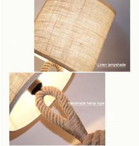 <span class=keywords><strong>Lampe</strong></span> <span class=keywords><strong>de</strong></span> table vintage en <span class=keywords><strong>corde</strong></span> <span class=keywords><strong>de</strong></span> chanvre, <span class=keywords><strong>lampe</strong></span> <span class=keywords><strong>de</strong></span> bureau d'hôtel, <span class=keywords><strong>lampe</strong></span> <span class=keywords><strong>de</strong></span> <span class=keywords><strong>chevet</strong></span> en lin, abat-jour en tissu, <span class=keywords><strong>lampe</strong></span> <span class=keywords><strong>de</strong></span> table - Product Image 4