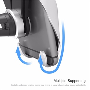Car Air Vent Mount Stand M Forme Pression Fixe Réglable Mobile Support de Téléphone - Product Image 5