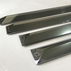 Prisma retangular do cristal do fumo para as peças do candelabro Vintage Crystal Crafts - Product Image 2