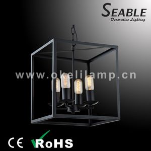 Vintage Industriale Luce Del Pendente della <span class=keywords><strong>Gabbia</strong></span> di Uccello <span class=keywords><strong>Lampadario</strong></span> Decorativo Appeso Luce Del Pendente - Product Image 2