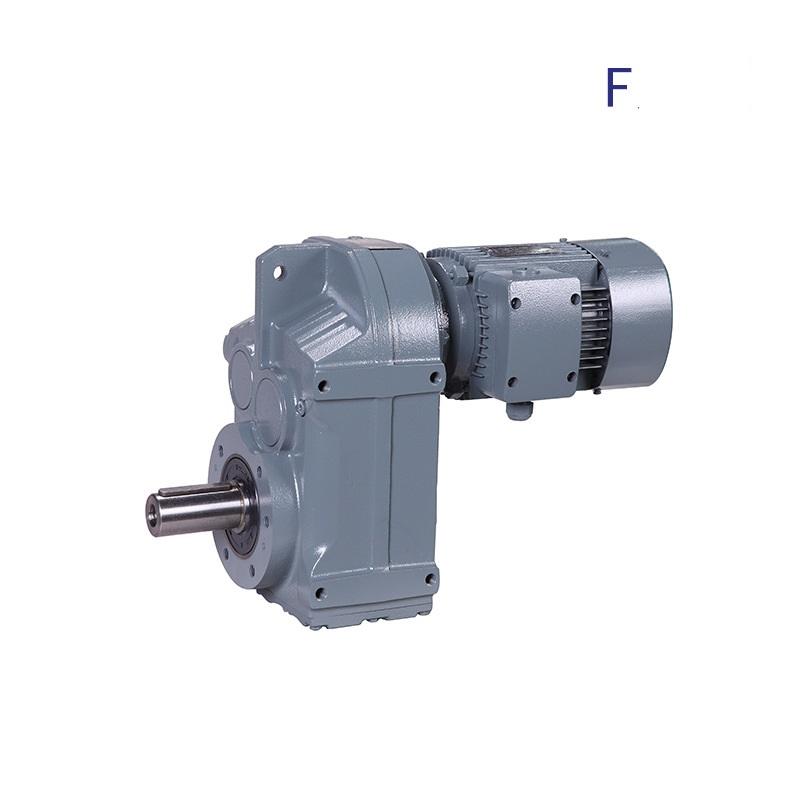 f series parallel shaft helical geared motor/gear reducer for
