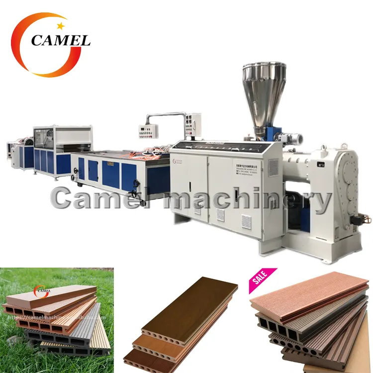 Gỗ Nhựa Composite Wpc Hồ Sơ Ban Decking Đùn Line Making Machine