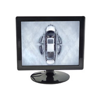 Kare Ekran 15" 17" 19" LCD Monitör LED Arka Aydınlatmalı VGA DC 12V Bilgisayar Monitörü