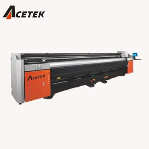 Acetek 5m large format solvent printer with 8pcs konica 512-30pl printhead