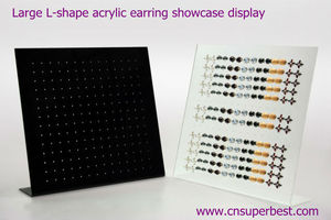 Grande en forma de L de acrílico pendiente de escaparate de <span class=keywords><strong>la</strong></span> exhibición - Product Image 1