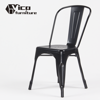 Chaise textile vintage en métal, livraison gratuite
