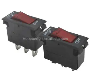 ST-001 3 पिन 12v 250v घुमाव स्विच प्रकार सर्किट ब्रेकर