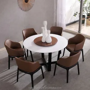 Similpelle In Legno Massello Parson Dining Chair per Sala da pranzo