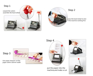 Op Maat Gemaakte Pvc-Kaart Handleiding Visitekaartje Snijmachine Papierverwerkende Machines