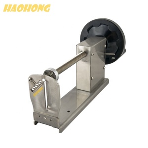 Macchina manuale 3-in-1 per tagliare le patate in acciaio inossidabile a spirale e patatine fritte ricci - Product Image 3