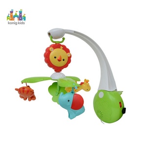 Konig Jouet de couchage pour bébé en plastique électrique pour berceau musical 4 en 1 pour bébé - Product Image 1