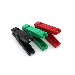 High Quality Sizes Plastic Alligator Clip With Protective Vinyl Insulator For Electronic Instrument