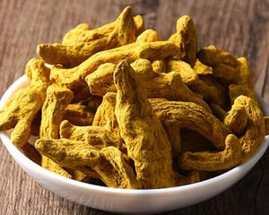 Kering Mentah Jiang Huang Alami Seluruh Akar Safron India Haridra Rhize untuk Rempah-rempah Kari - Product Image 6