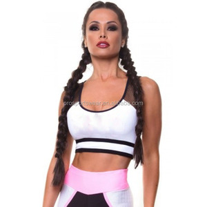 Sutiã de ginástica feminino sexy, roupas de treino, yoga, sutiã de fitness, personalizado, com bolso para celular, atacado - Product Image 5