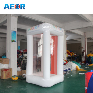 Cabine gonflable portable à prix bas, <span class=keywords><strong>Cube</strong></span> d'argent/<span class=keywords><strong>Cube</strong></span> gonflable pour l'argent, en vente - Product Image 1