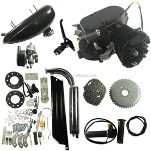 80cc motorisierte fahrrad atv teile für 2 Hub Verbesserte Motor Kit Gas für Motorisierte Fahrrad Silber