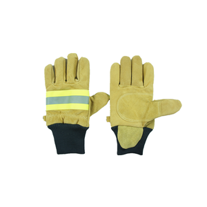 <span class=keywords><strong>Pompier</strong></span>-gants ignifuges EN aramide standard avec paume EN cuir - Product Image 5