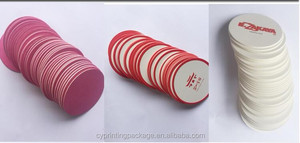 Posavasos de papel absorbente para regalos personalizados, posavasos antideslizantes para café y cerveza, fabricantes - Product Image 4