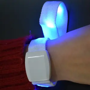 DMX512 MHZ 433 RFID Remote Controlled Led Bracelet Concert Led Wristband Nylon Band